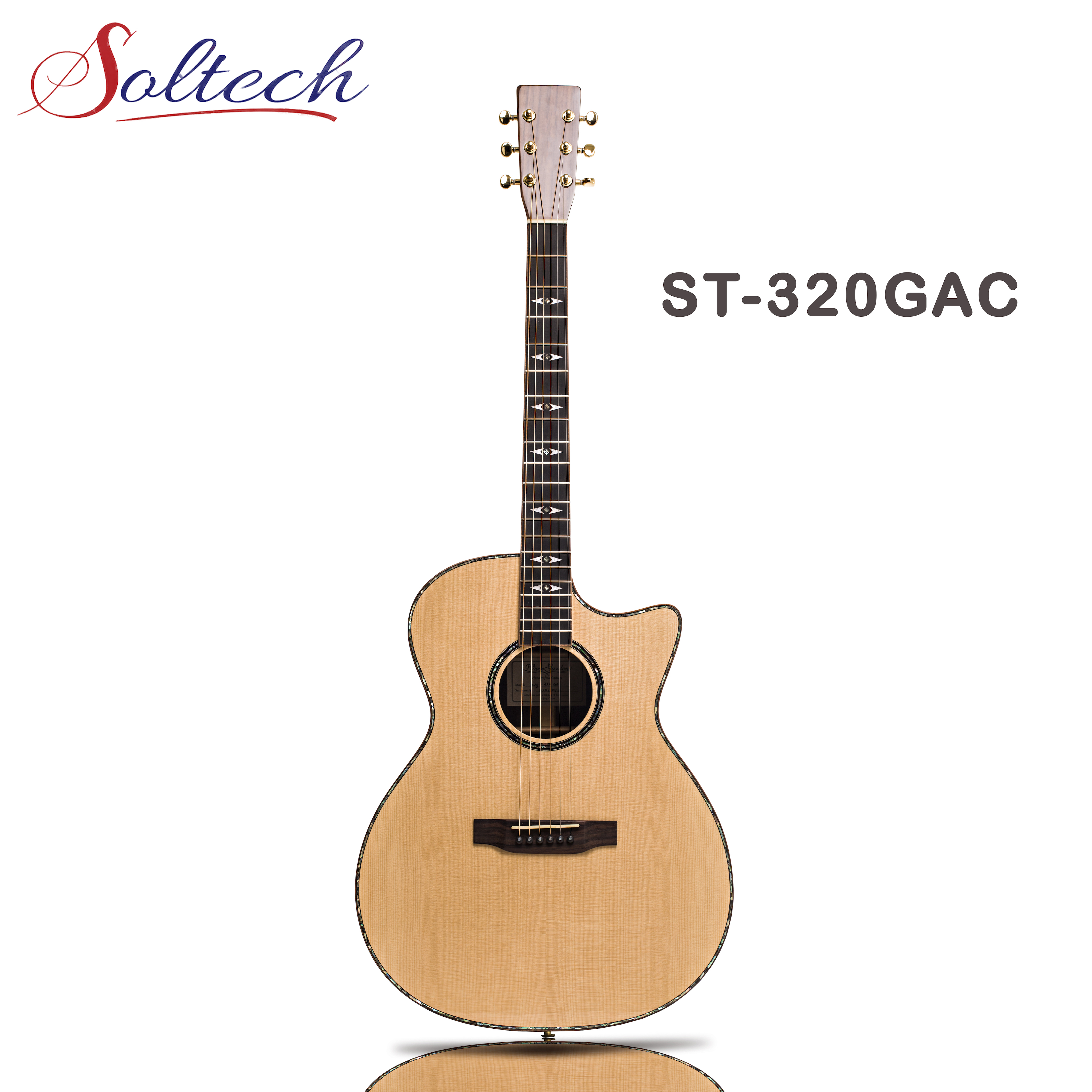 ST-320GAC Acoustic Guitar Soltech - Guizhou Soltech Guitars&Ukulele