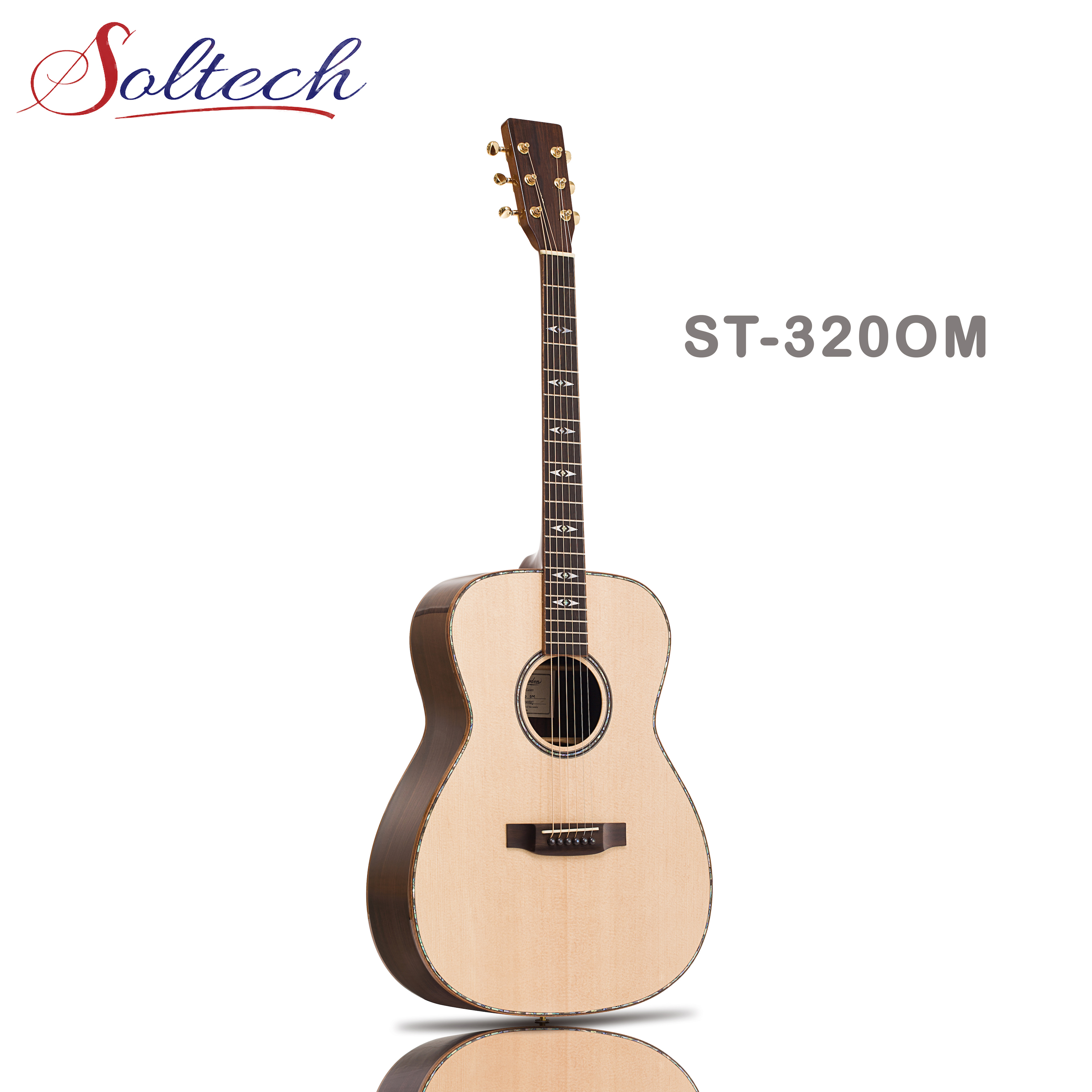 ST-320OM Acoustic Guitar Soltech | Guizhou Soltech Guitars&Ukulele
