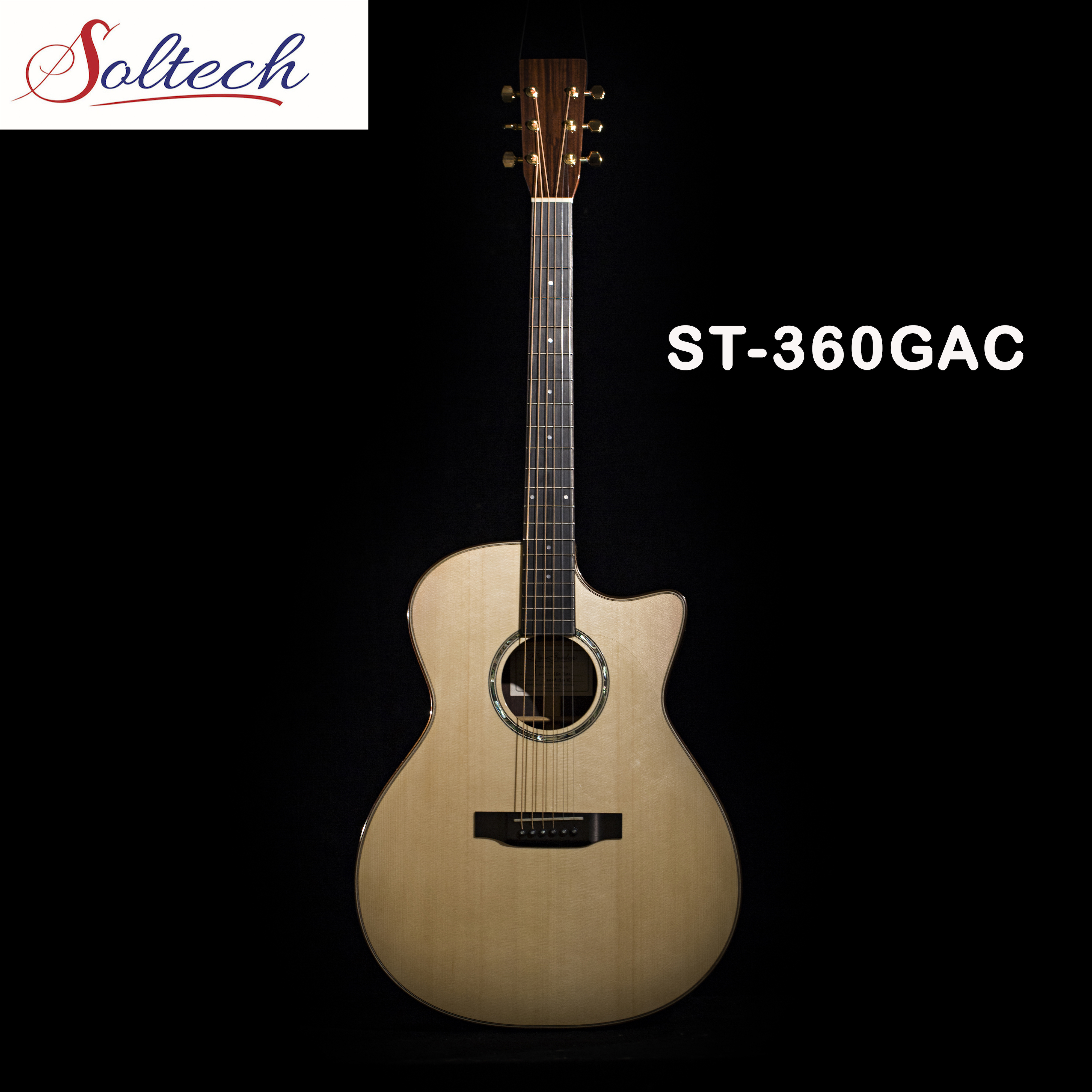ST-360GAC Acoustic Guitar Soltech - Guizhou Soltech Guitars&Ukulele